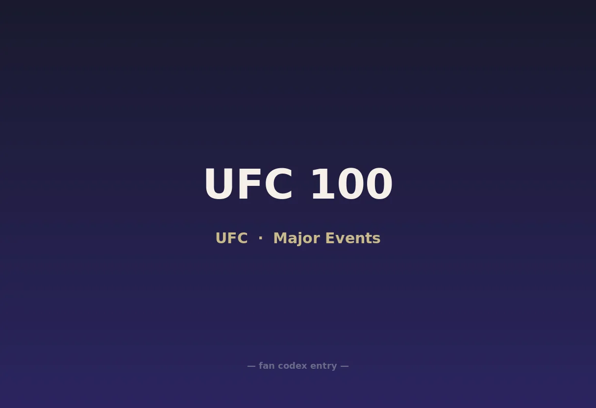 UFC 100