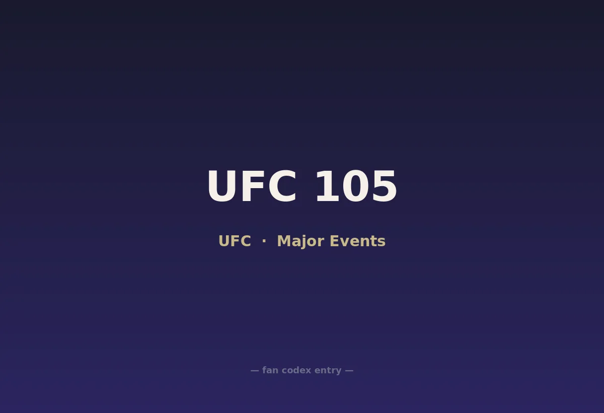 UFC 105
