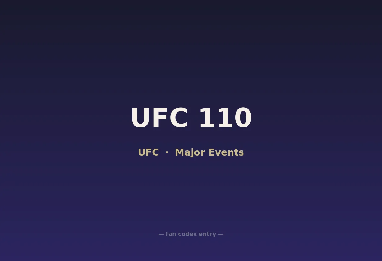 UFC 110