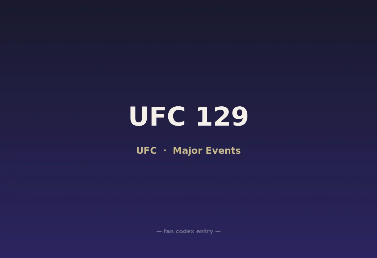 UFC 129