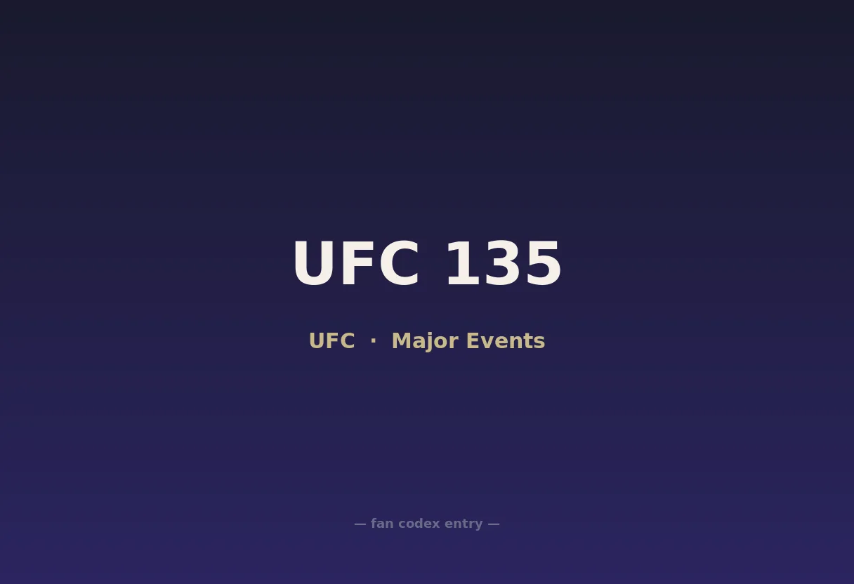 UFC 135