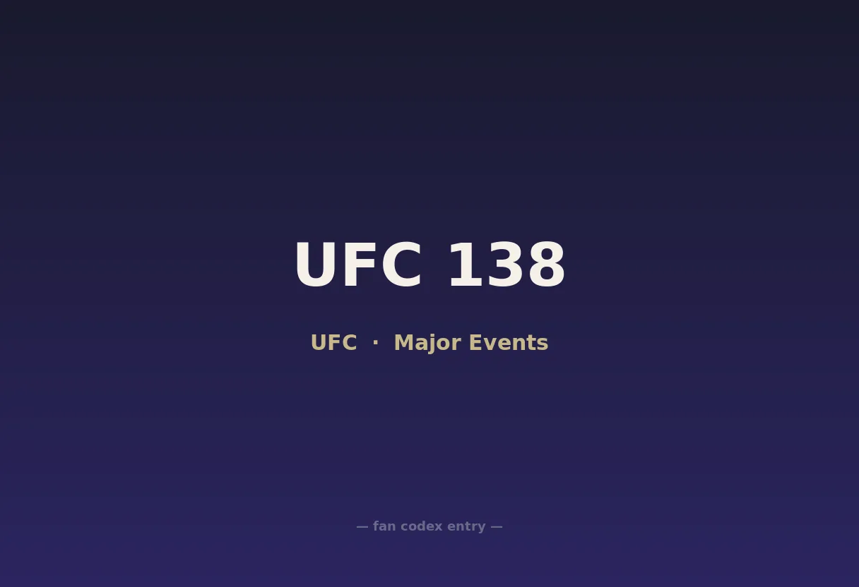 UFC 138