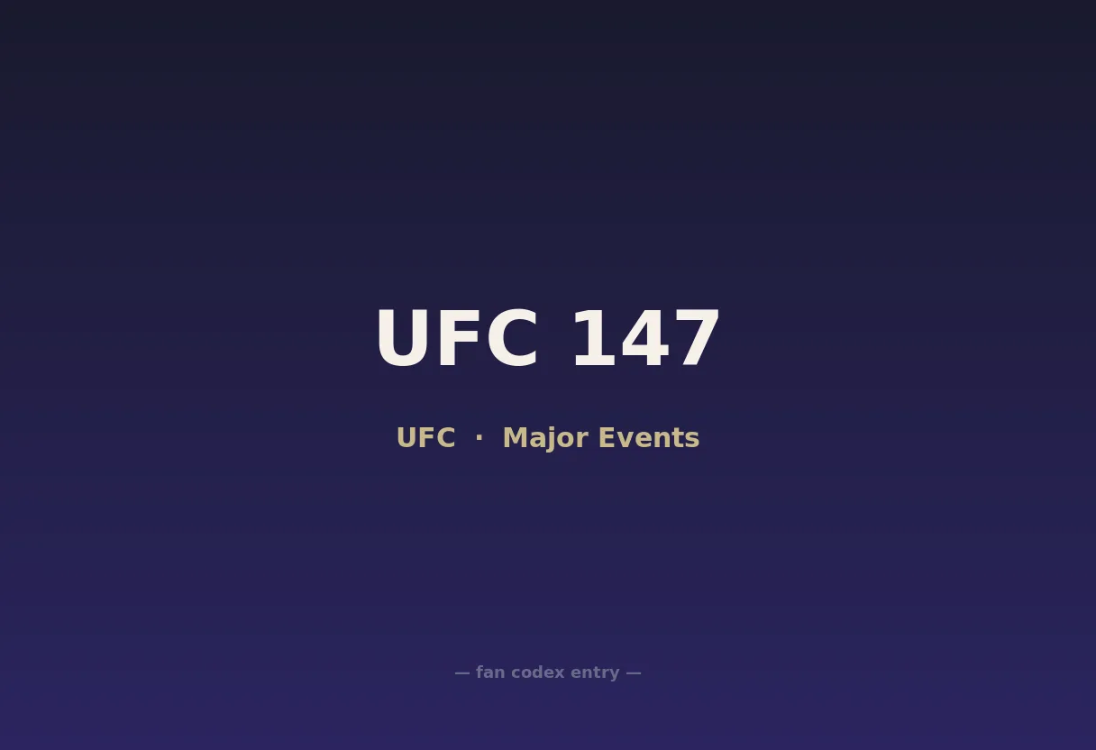 UFC 147