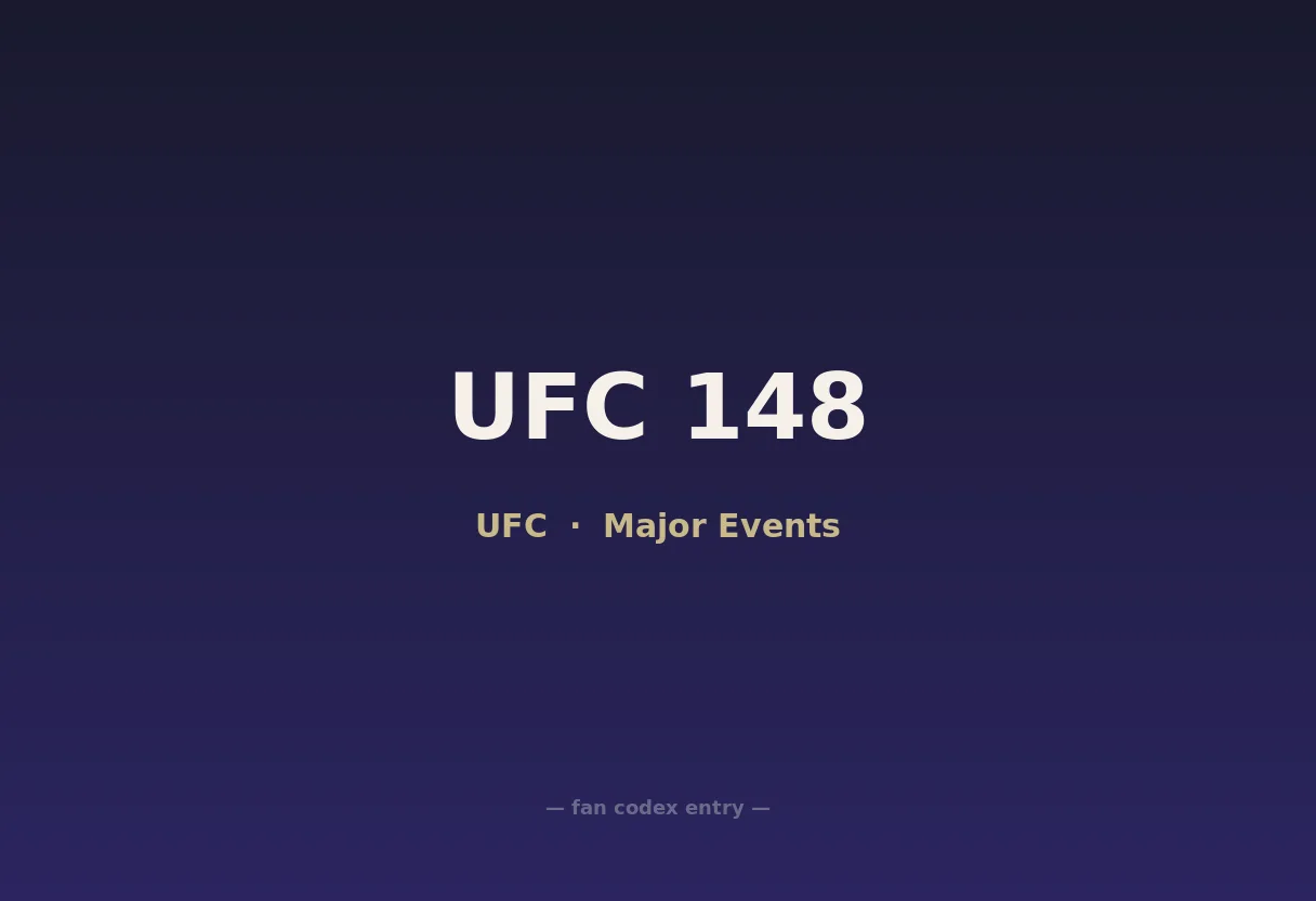 UFC 148
