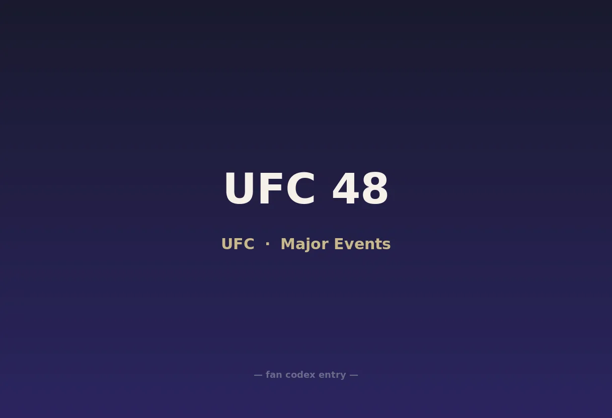UFC 48