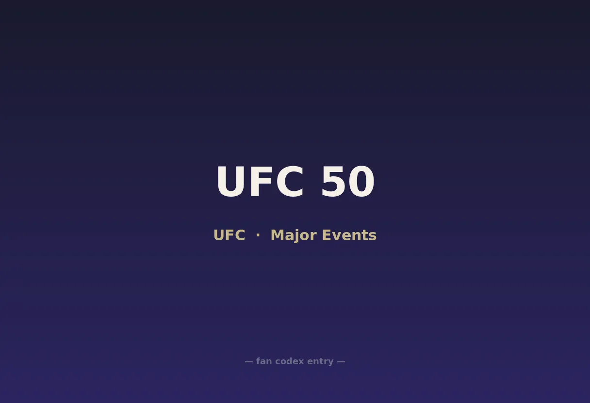 UFC 50