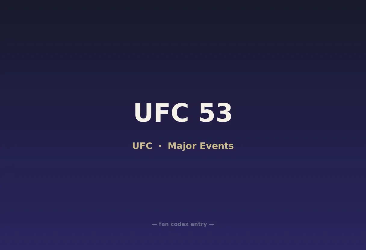 UFC 53