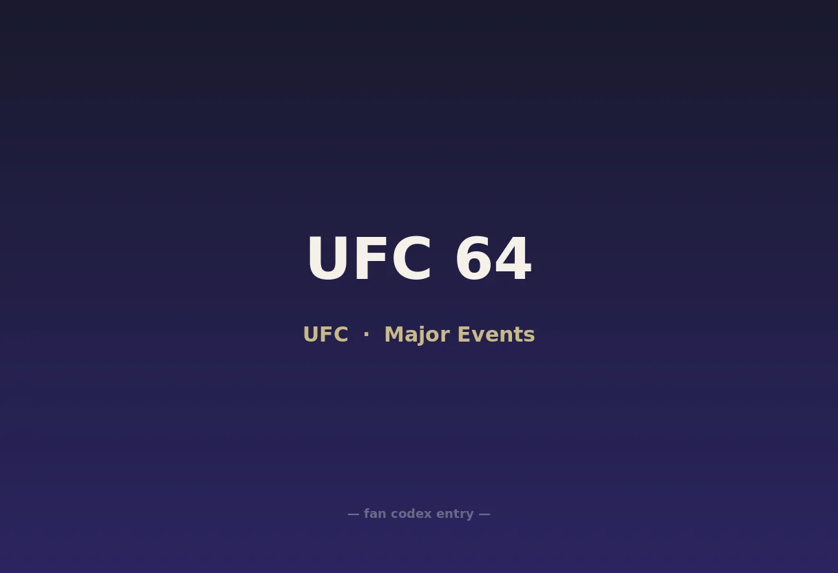 UFC 64
