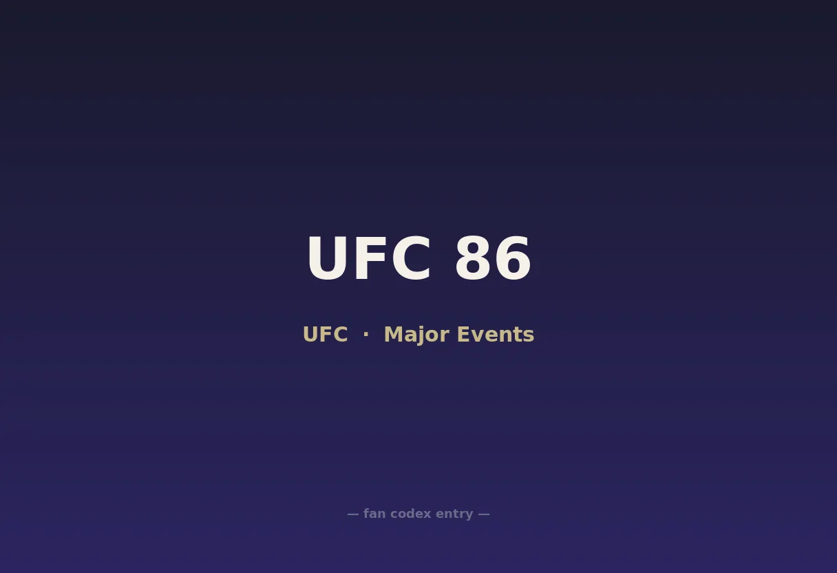 UFC 86