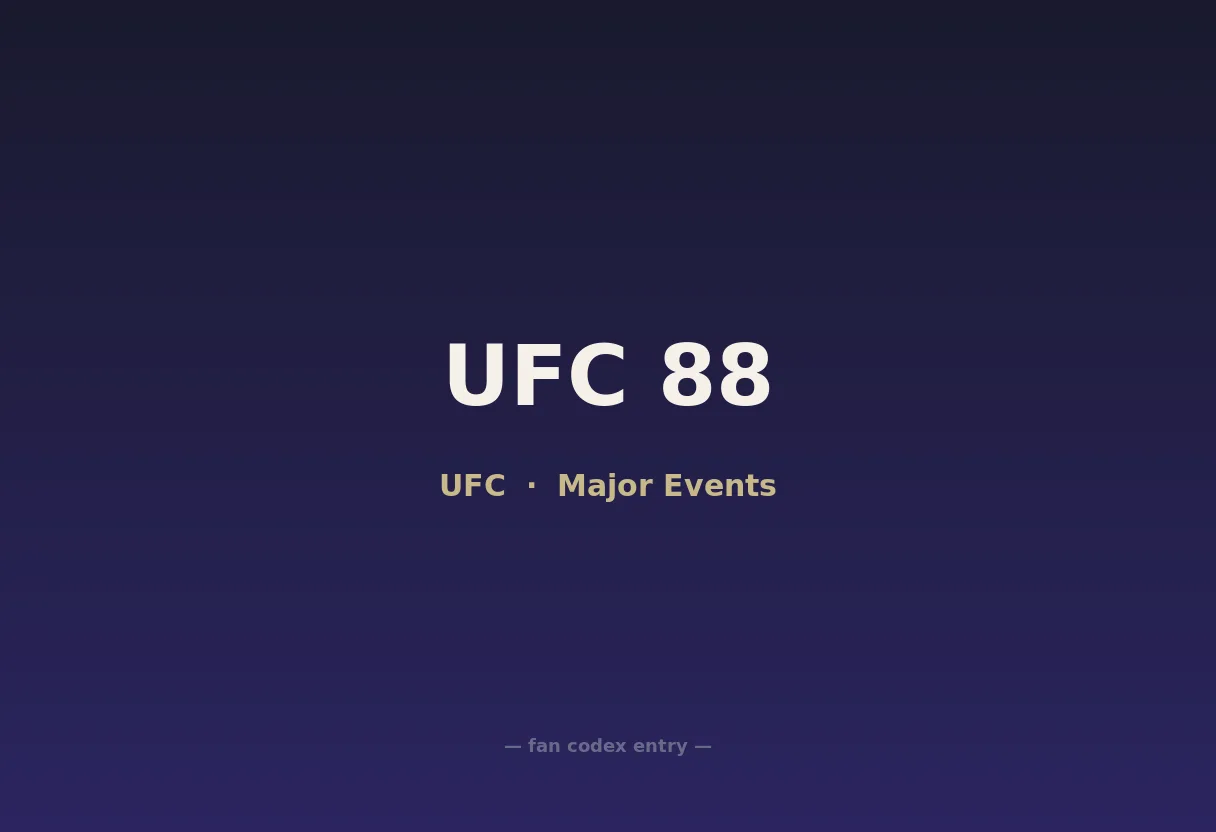 UFC 88
