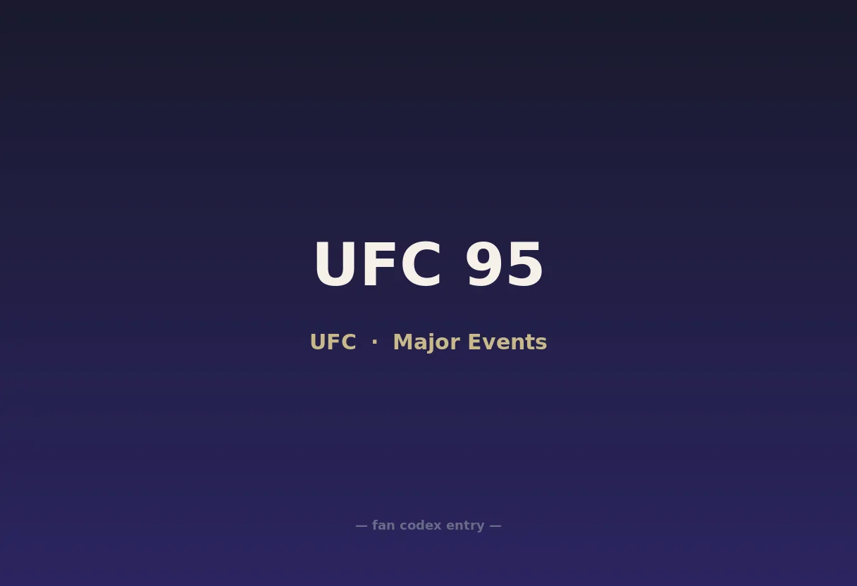 UFC 95