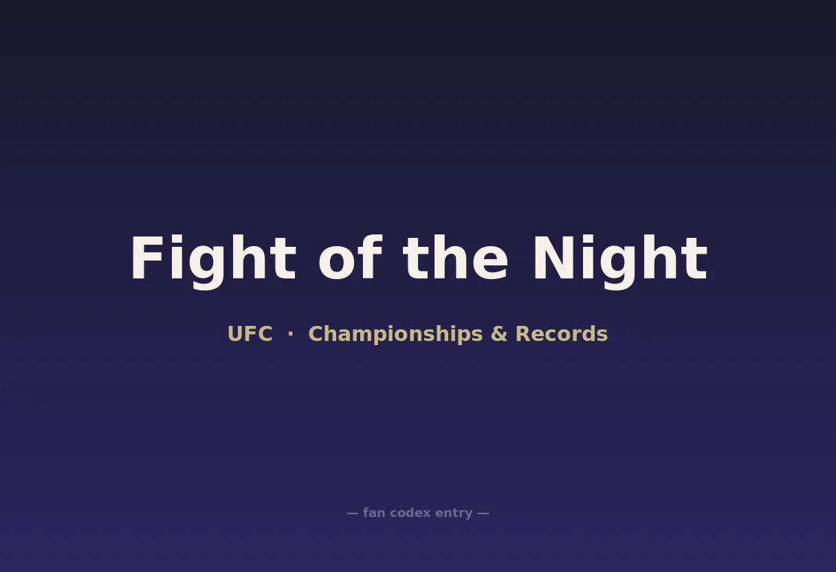Fight of the Night