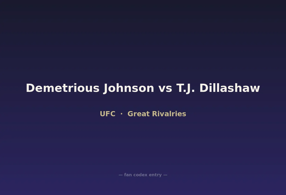 Demetrious Johnson vs T.J. Dillashaw