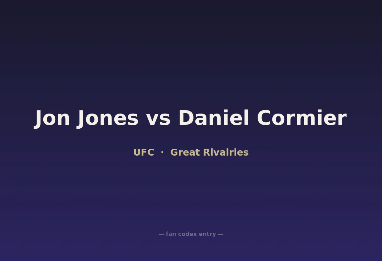 Jon Jones vs Daniel Cormier